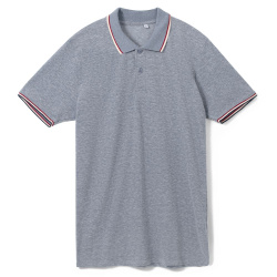 Рубашка поло мужская Paname Men, голубой меланж, S–3XL