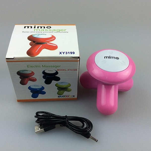 Ручной вибро массажёр для всех участков тела Mimo Massager XY3199 /работает от USB или батарейки (Ми