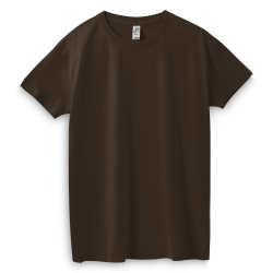 Футболка Imperial 190, шоколадно-коричневая, XS–XXL