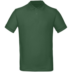 Рубашка поло мужская Inspire, темно-зеленая, S–3XL