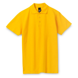 Рубашка поло мужская Spring 210, желтая, S–XXL
