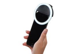 Световое кольцо для селфи «Glitter», Цвет черный