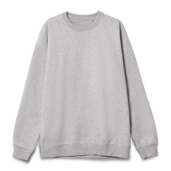 Свитшот унисекс Columbia, серый меланж, XS–5XL