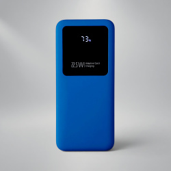 Внешний аккумулятор «Kris Soft Touch», 10 000 мАч, Цвет синий