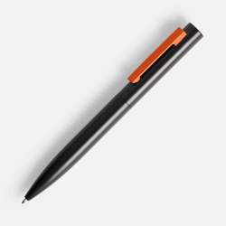 Ручка шариковая Inkolor, черная с оранжевым, 13,7х1,1 см