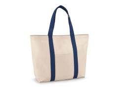 Сумка из 100% хлопка канва «VILLE», Цвет синий