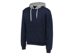 Толстовка с капюшоном «Amsterdam» мужская, Размер 2XL, Цвет темно-синий/серый меланж