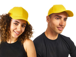 Бейсболка «Detroit», Размер 57, Цвет желтый