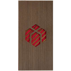 Открытка Season's Greetings, с изображением подарка, 10х20 см