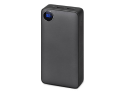 Внешний аккумулятор «Mild Pro» c быстрой зарядкой QC/PD, металлик soft-touch, 20 000 mAh, Цвет серый
