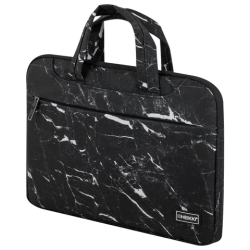 Сумка портфель HEIKKI STYLE (ХЕЙКИ) с отделением для ноутбука 13-14", 3 кармана, черная, 26х36х3 см, 272606