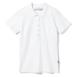 Рубашка поло женская Neptune, белая, S–XXL