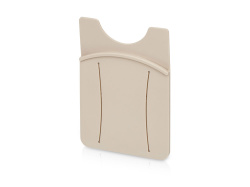 Картхолдер для телефона с держателем «Trighold», Цвет бежевый