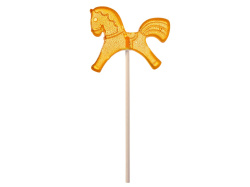 Леденец «Лошадка» со вкусом апельсина, Цвет желтый