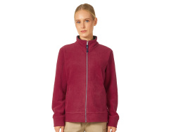 Куртка флисовая "Nashville" женская, Размер XL, Цвет красный/пепельно-серый