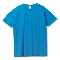 Футболка унисекс Regent 150, ярко-бирюзовая, XXS–3XL