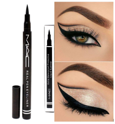 Черная подводка - фломастер MAC New Waterproof Protective Liquid Eyeliner, 2g Черный