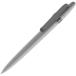 Ручка шариковая Prodir DS5 TSM Metal Clip, серая, 14,5х1,1 см