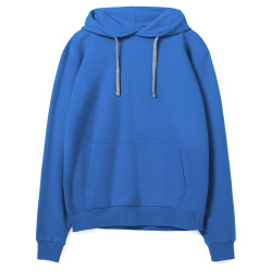 Толстовка с капюшоном Unit Kirenga, ярко-синяя, XS–5XL
