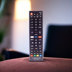 Пульт д/у универсальный RM-L1379 ver.2 для телевизоров LG, IR интерфейс, радиус до 10 м, черный