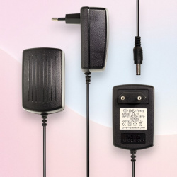 Блок питания Live-Power 15V LP12, 15V, 1A, штекер 5.5*2.5, длина кабеля 900 мм, черный
