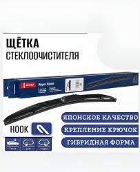 Универсальная всесезонная щетка стеклоочистителя Denso DUR-35L, 350 мм / Эффективное удаление грязи, воды и снега