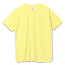 Футболка унисекс Regent 150, светло-желтая, XS–XXL