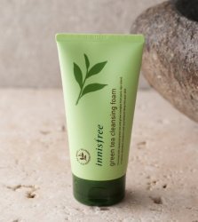 Очищающая пенка для умывания с экстрактом зеленого чая Innisfree green tea cleansing foam, 150 ml (O