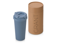 Вакуумная термокружка «Grant», soft-touch, тубус, Цвет серый антрацит
