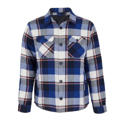 Куртка-рубашка оверсайз унисекс Noah, синяя, XS–4XL (0–3)