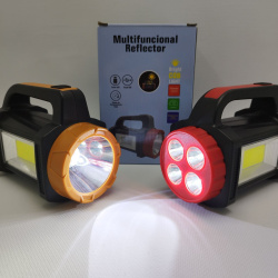 Многофункциональный кемпинговый ручной фонарь Multifuncional Reflector (USB, солнечная батарея, 3 режима работы, функция powerbank)
