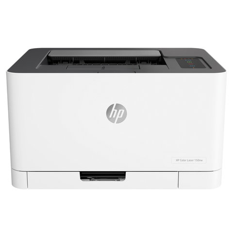 Принтер лазерный ЦВЕТНОЙ HP Color Laser 150nw А4, 18 стр./мин, 20000 стр./мес., Wi-Fi, сетевая карта, 4ZB95A