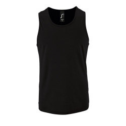 Майка мужская Sporty TT Men, черная, S–3XL