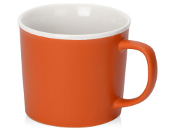 Кружка «Nancy», матовая, Цвет оранжевый/белый