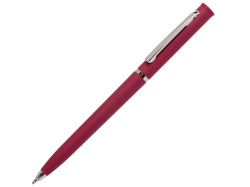 Ручка пластиковая шариковая «Navi» soft-touch, Цвет красный бургунди
