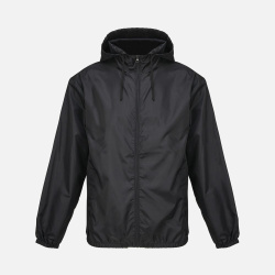 Ветровка унисекс Shield, черная, XS–XXL
