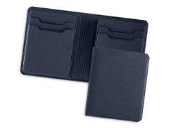 Картхолдер с отделением для наличных денег «Favor», Цвет темно-синий