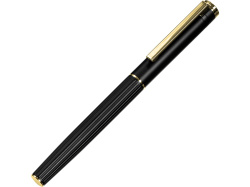 Ручка-роллер металлическая «Monarch Gold», Цвет черный