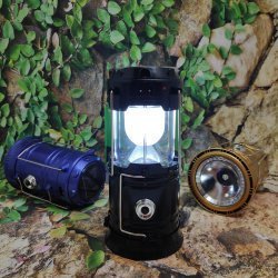 Универсальный складной кемпинговый фонарь 6 LED Solar Camping Lamp JH – 5800T с солнечной панелью