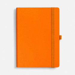 Ежедневник Peel Flex, недатированный, оранжевый, 15х20,8х1,5 см