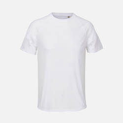 Футболка спортивная унисекс Vortex, белая, XS–XXL