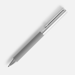 Ручка шариковая Eyeshot Soft Touch, серая, 13,5х1 см