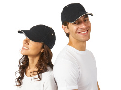 Бейсболка «New Castle», Цвет черный/натуральный