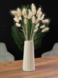 Ваза для сухоцветов декоративная из гипса, арт. g001001