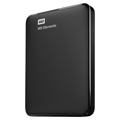 Внешний жесткий диск WD Elements Portable 2TB, 2.5", USB 3.0, черный, WDBU6Y0020BBK-WESN