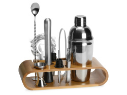 Набор для приготовления коктейлей «Bartender», Цвет серебристый, светло-коричневый