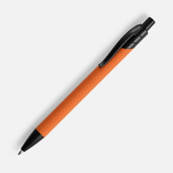 Ручка шариковая Undertone Black Soft Touch, оранжевая, 14,5х1 см