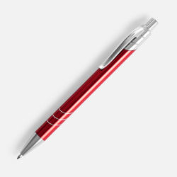 Ручка шариковая Undertone Metallic, красная, 14,5х1 см