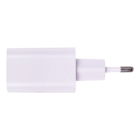 Зарядное устройство быстрое сетевое (220 В) SONNEN, USB QC 3.0 + Type-C PD 20 Вт, 3 А, белое, 455505
