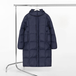 Пуховик унисекс Kapsula, темно-синий, XS–XXL